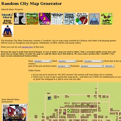 Random City Map Generator