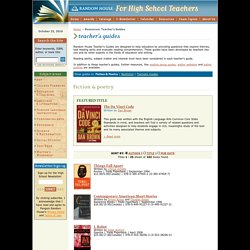 Random House for High School Teachers