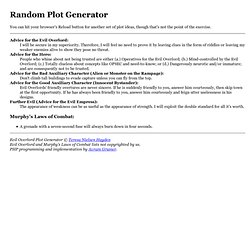 Random Plot Generator