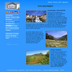 Randonnées Pedestres Alpujarra et Sierra Nevada (