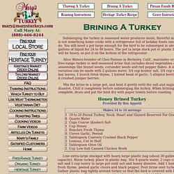 Mary's Free Range, Organic, and Heritage Turkeys