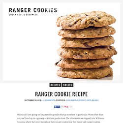 Ranger Cookie Recipe