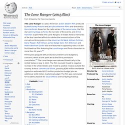 The Lone Ranger (2013 film)
