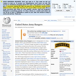 United States Army Rangers