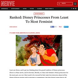 Ranked: Disney Princesses From Least To Most Feminist
