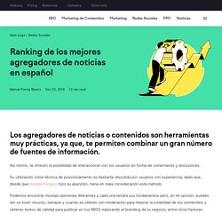 Ranking de los mejores agregadores de noticias en español