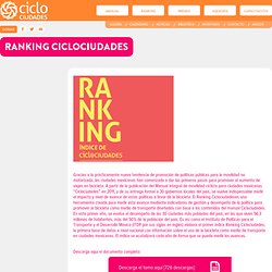 Ranking Ciclociudades