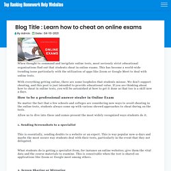 Top Ranking Homework Help Websites