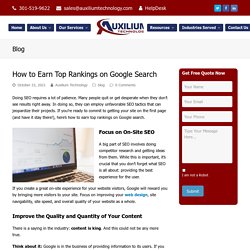 How to Earn Top Rankings on Google Search?