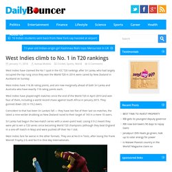 West Indies climb to No. 1 in T20 rankings