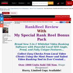 Rank Reel reviews