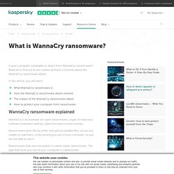 Ransomware WannaCry: All you need to know