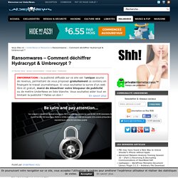 Ransomwares - Comment Déchiffrer Hydracrypt & Umbrecrypt