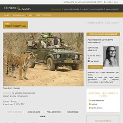 Safari tigre en Inde, à Ranthambore et découverte culturelle du Rajasthan