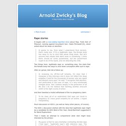 Rape stories « Arnold Zwicky's Blog