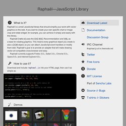 Raphaël—JavaScript Library