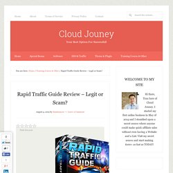 Rapid Traffic Guide Review - Legit or Scam?