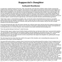 "Rappaccini's Daughter" (Hawthorne)