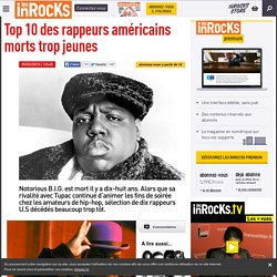 Top 10 des rappeurs américains morts trop jeunes