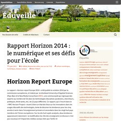 Rapport Horizon 2014 : le numérique et ses défis pour l’école