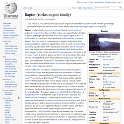 Raptor (rocket engine family) - Wikipedia