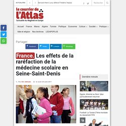 Les effets de la raréfaction de la médecine scolaire en Seine-Saint-Denis