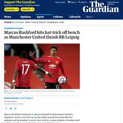 Marcus Rashford hits hat-trick off bench as Manchester United thrash RB Leipzig