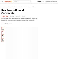 Raspberry Almond Coffeecake Recipe