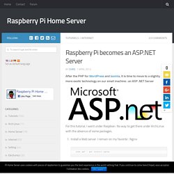 Raspberry Pi becomes an ASP.NET Server