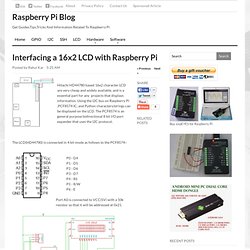 Raspberry Pi Blog: Interfacing a 16x2 LCD with Raspberry Pi