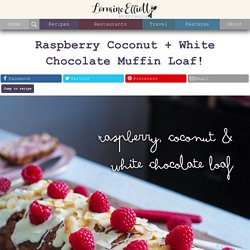 Raspberry Coconut White Chocolate Muffin Loaf @ Not Quite Nigella