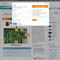 Raspberry Pi Single Board Computer