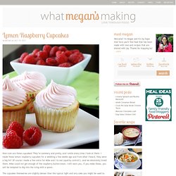 Lemon Raspberry Cupcakes - What Megan's Making