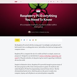 Raspberry Pi: Everything You Need To Know