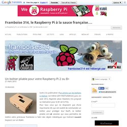 Un boîtier pliable pour votre Raspberry Pi 2 ou B+