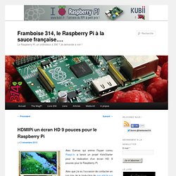 HDMIPi un écran HD 9 pouces pour le Raspberry Pi