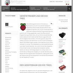 Raspberry Pi Projekte - Gerätetreiber und Device Tree