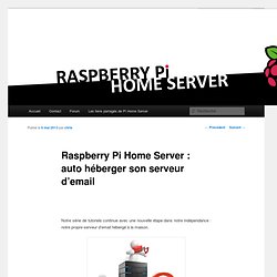 Raspberry Pi Home Server : auto héberger son serveur d'email - Iceweasel