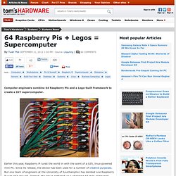 64 Raspberry Pis + Legos = Supercomputer