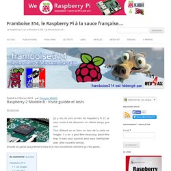 Raspberry 2 Modèle B : Visite guidée et tests