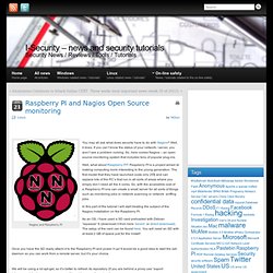 Raspberry PI and Nagios Open Source monitoring » I-Security - news and security tutorials