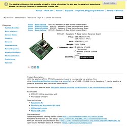RFM12Pi V2 Raspberry Pi Expansion board - Shop