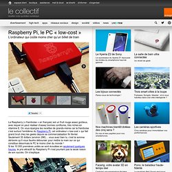 Raspberry Pi, le PC « low-cost »