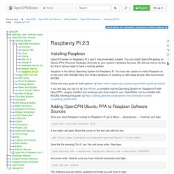 Raspberry Pi 2/3 [OpenCPN Books]