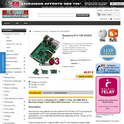 Raspberry Pi 3 - En stock