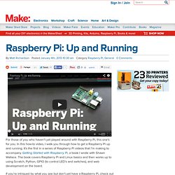 Raspberry Pi: Up and Running