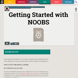 Raspberry Pi NOOBS Setup