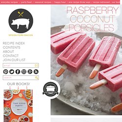 Raspberry Coconut Popsicles