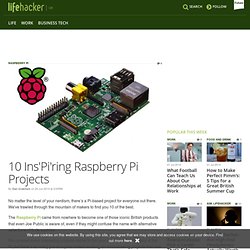 10 Ins'Pi'ring Raspberry Pi Projects