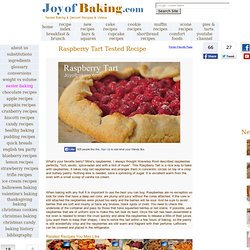 Raspberry Tart Recipe